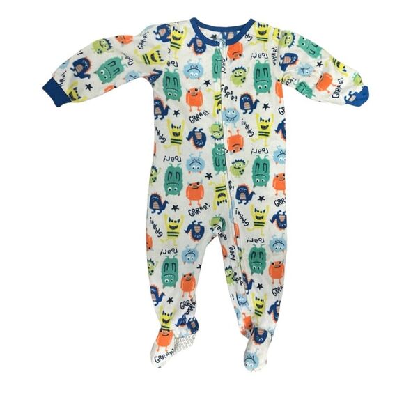Absorba kids zipper fleece pajama 18 months - Picture 1 of 3